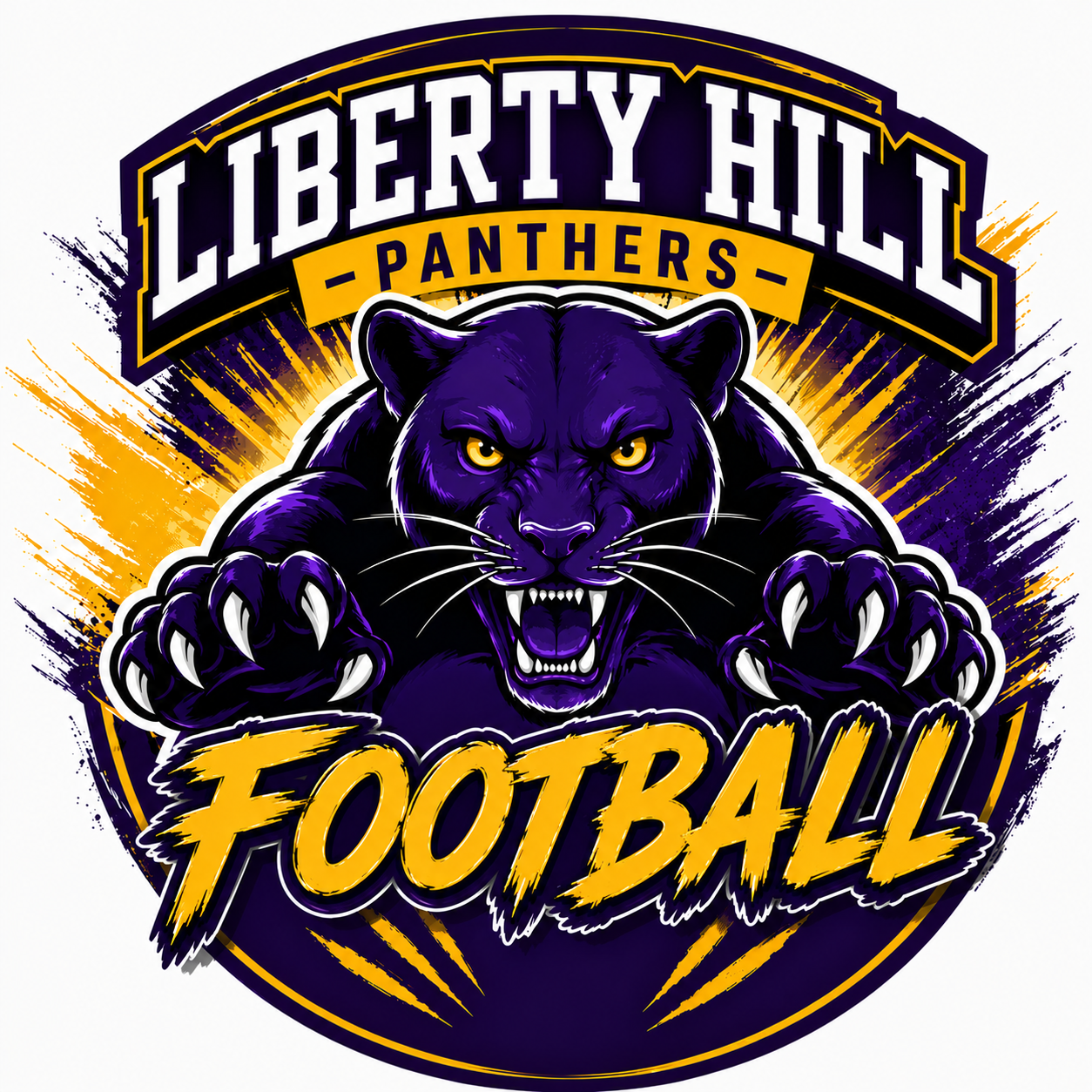 Liberty Hill Football Sticker