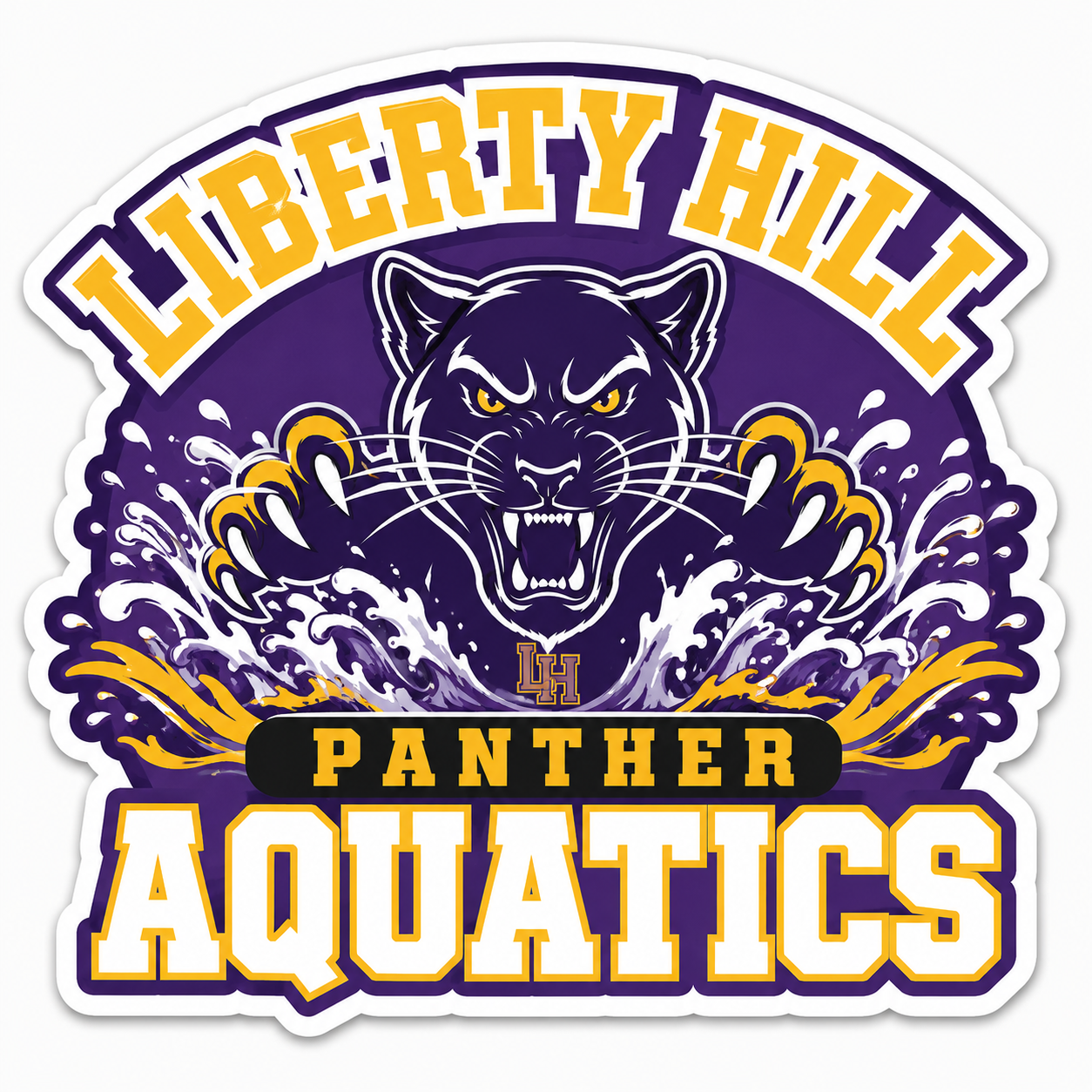 Liberty Hill Aquatics Sticker