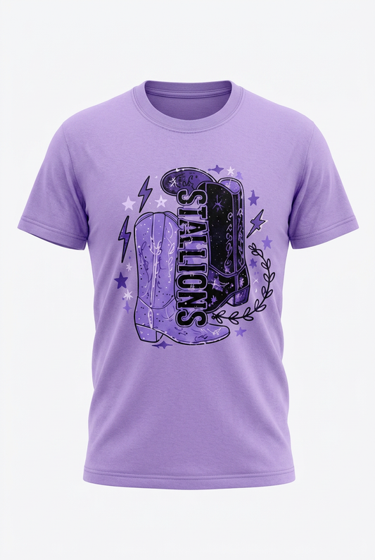 Stallions Game Day Boots T-Shirt