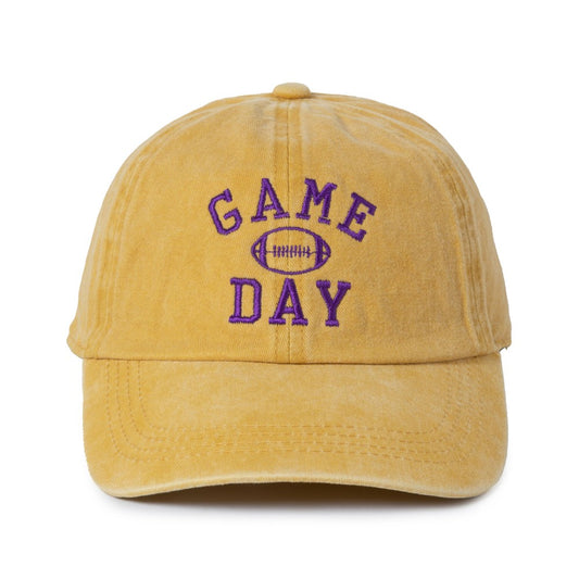 Game Day Football Hat Yellow