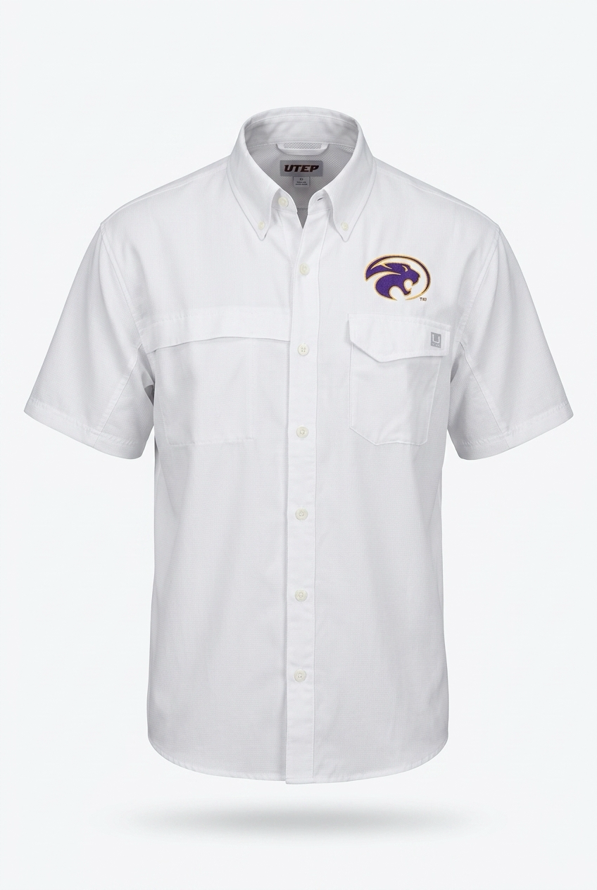 Cat Head  HUK Fishing Shirt