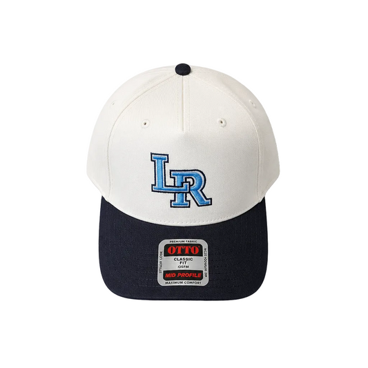 LR Navy/White Snapback Hat