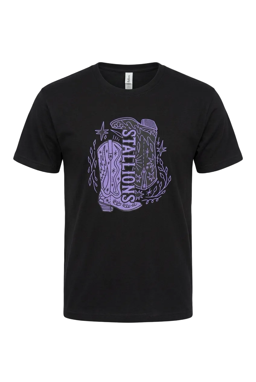 Stallions Game Day Boots T-Shirt Youth