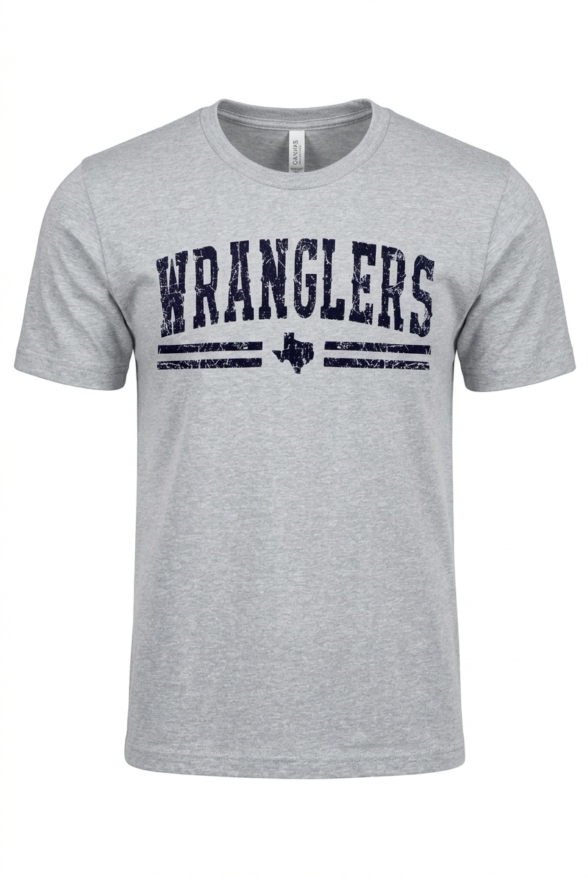 Texas Wranglers Blue T-Shirt
