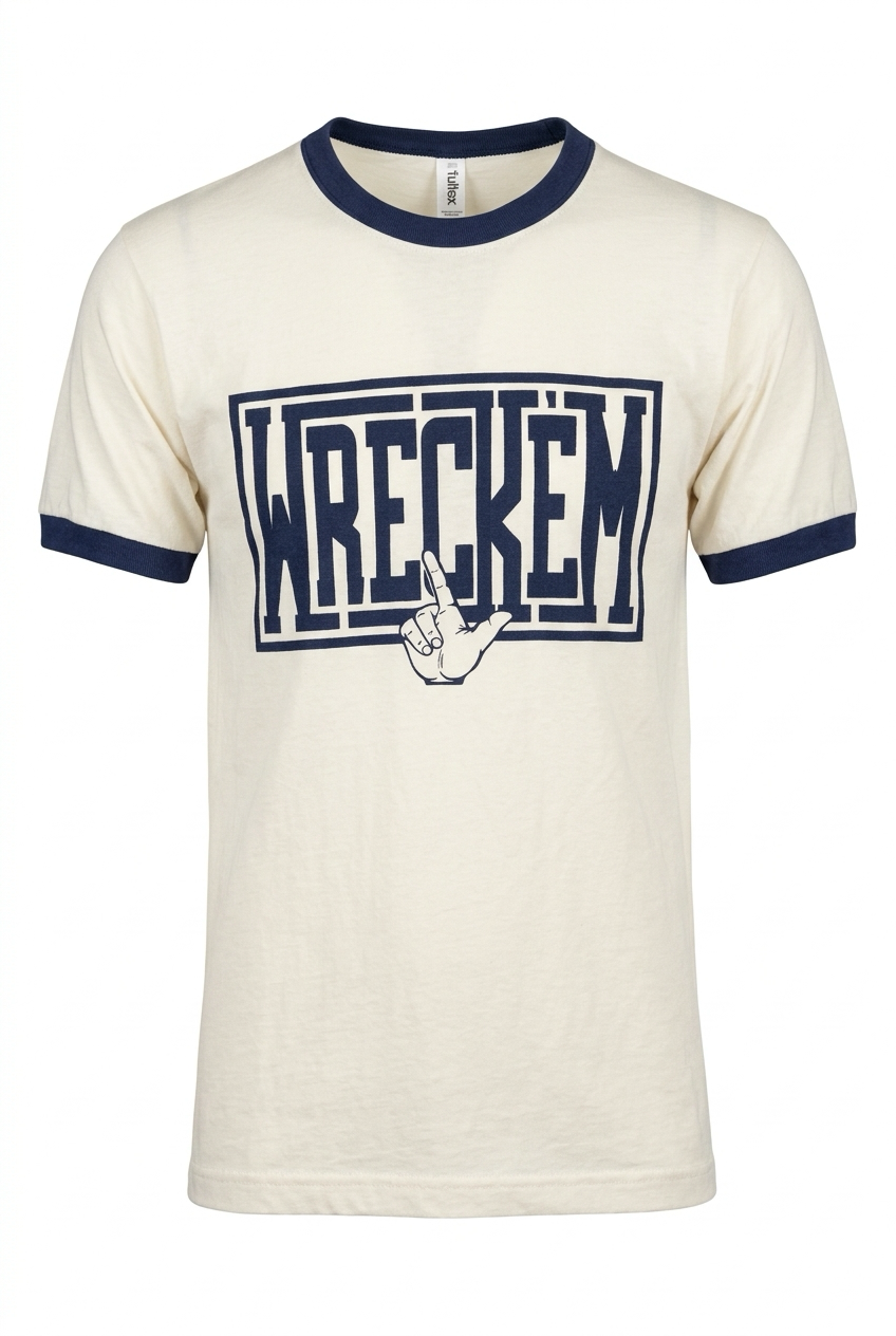 WRECK’EM Boxed Ringer T-Shirt