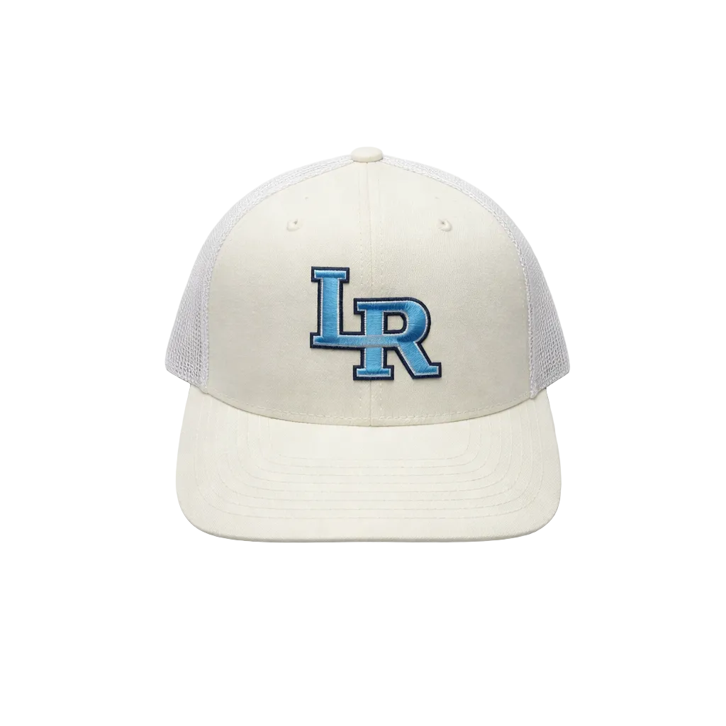 LR White Flexfit Hat