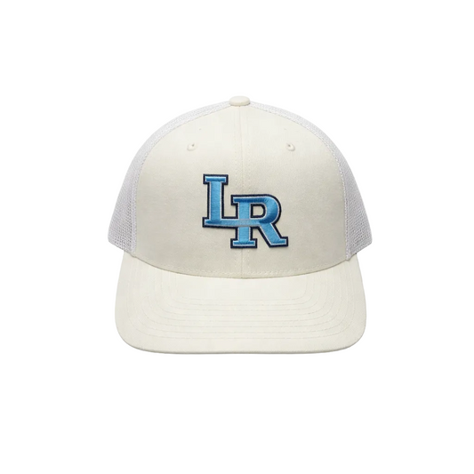 LR White Flexfit Hat