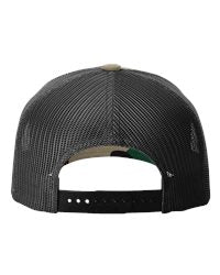 Cat Head Green Camo Trucker Hat