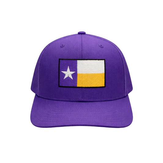 Trucker Purple/Purple Texas Flag Hat