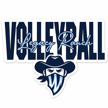 LR Volleyball Sticker
