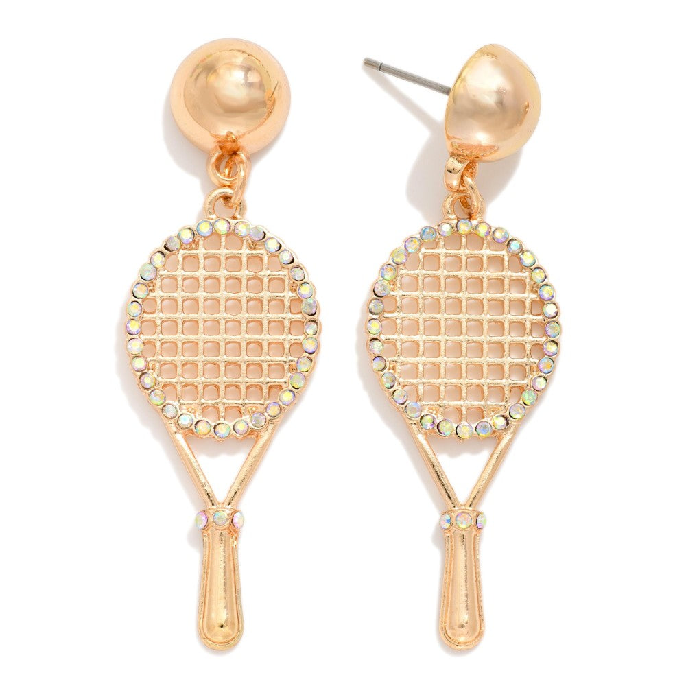 Tennis Racket Earrings