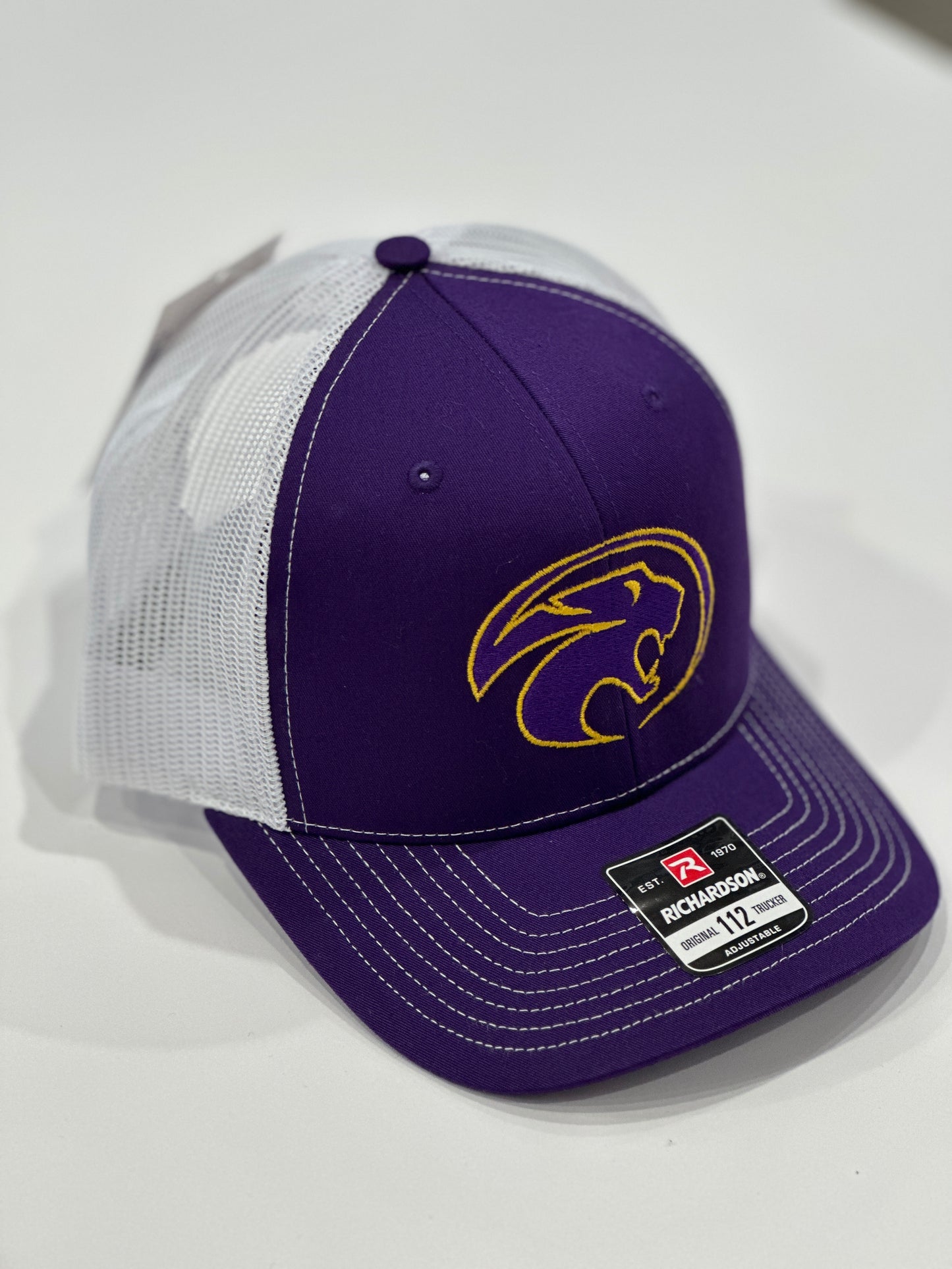 Richardson Cat Head Purple Snapback Hat
