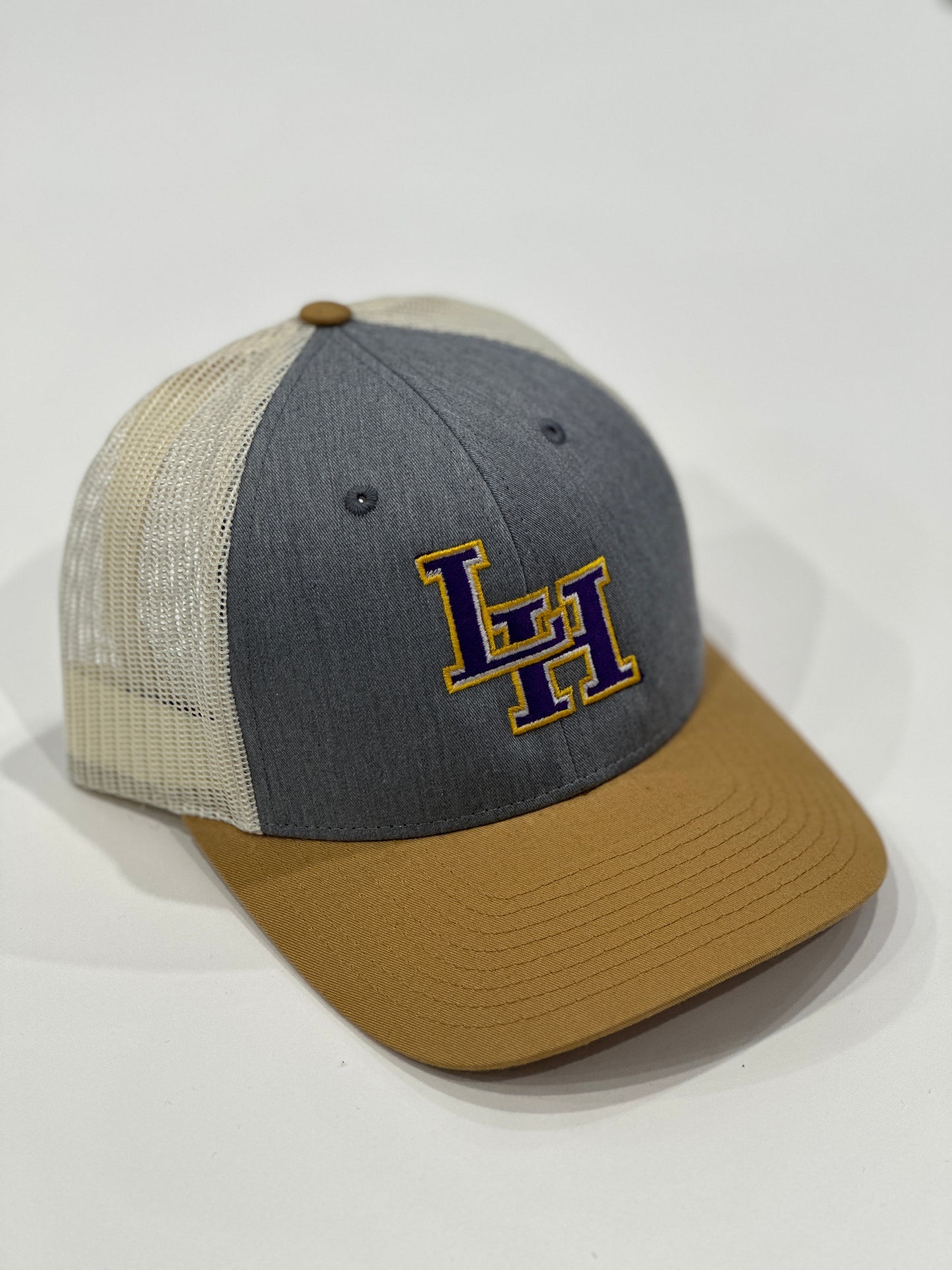 Richardson LH Beige & Gray Snapback Hat