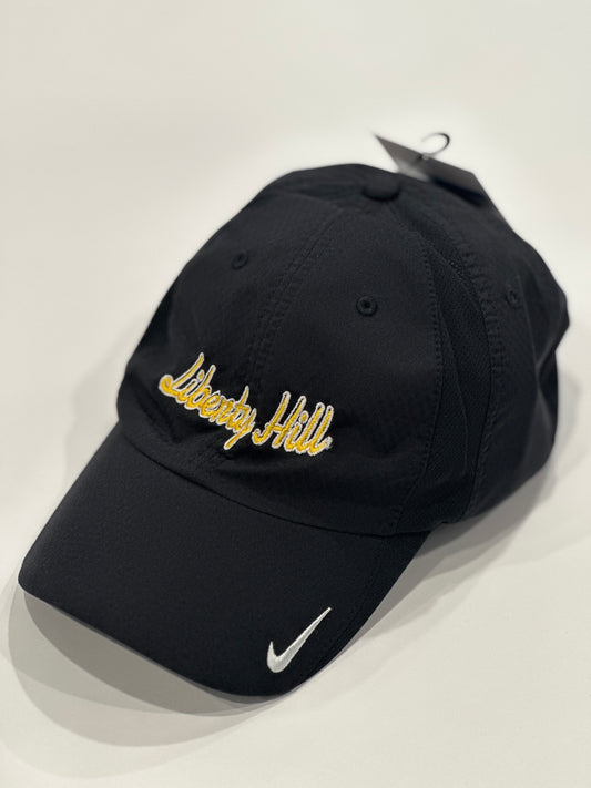 Nike Liberty Hill Black Club Cap Golf Hat M/L