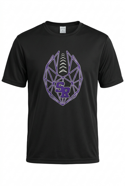 Geometric Santa Rita Football T-shirt