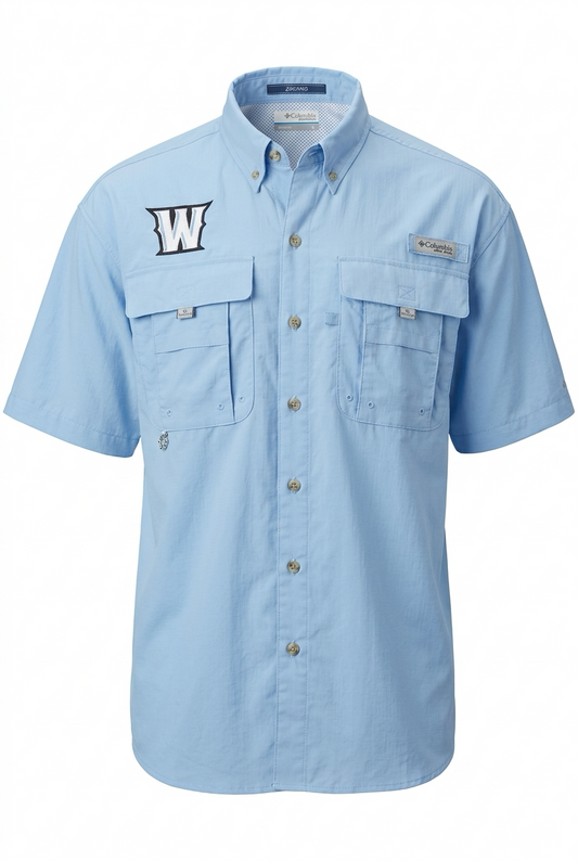 Wrangler W Blue Fishing Shirt