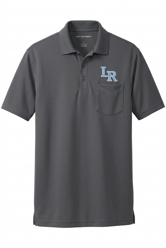 LR Grey Pocket Polo