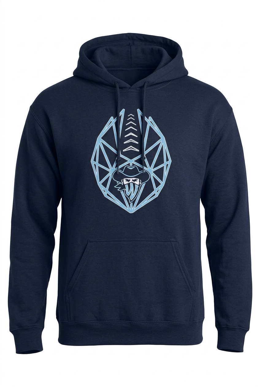 Geometric Wranglers Football Hoodie