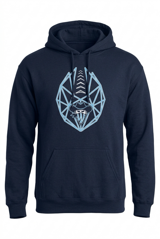 Geometric Wranglers Football Hoodie