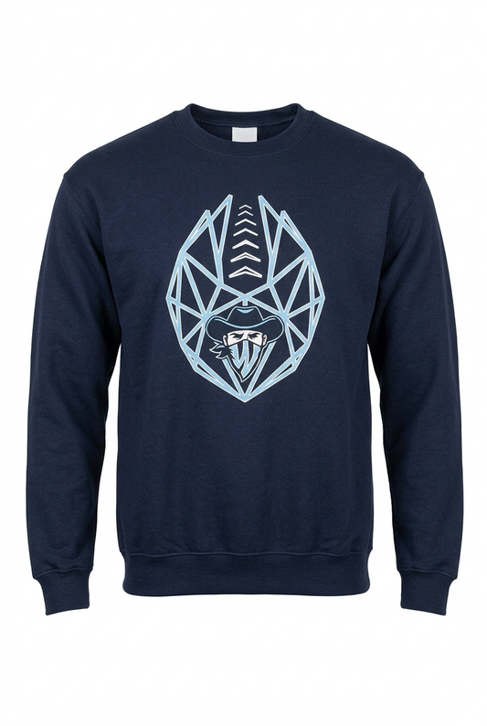 Geometric Wranglers Football Crewneck Youth
