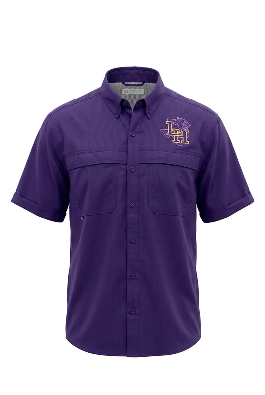 Texas Panther BAW Purple Fishing Shirt