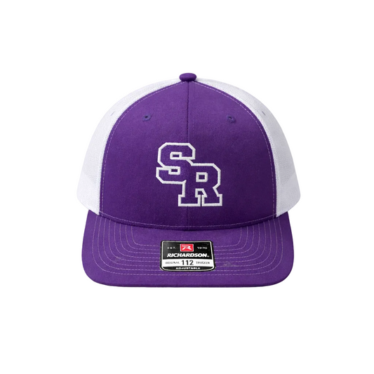 SR Hat Purple & White