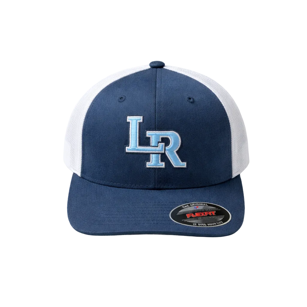 LR Navy & White Flexfit Hat