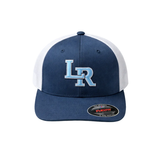 LR Navy & White Flexfit Hat