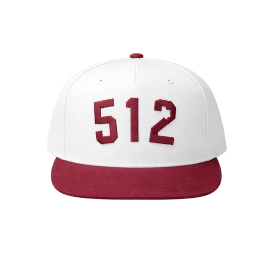 512 Maroon Snapback Hat
