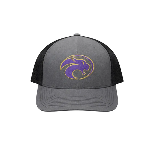Grey Cat Head SnapBack