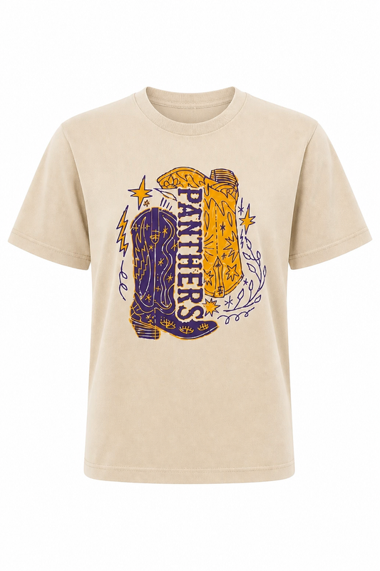 Panther Game Day Boots T-Shirt