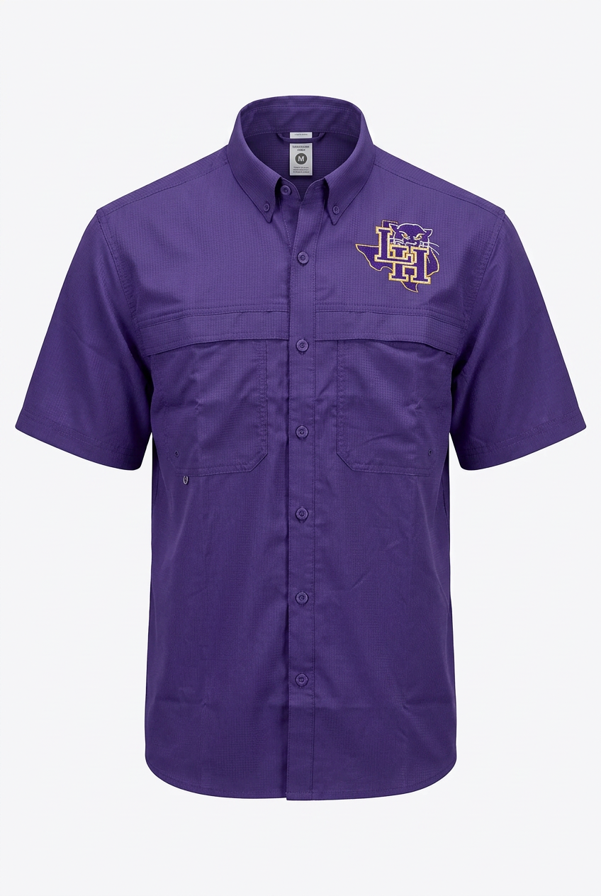 Texas Fierce Panther Fishing Shirt