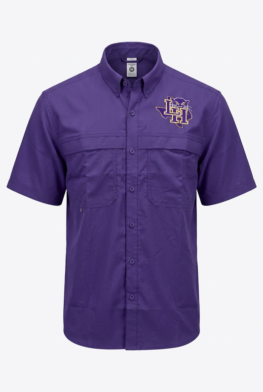 Texas Fierce Panther Fishing Shirt