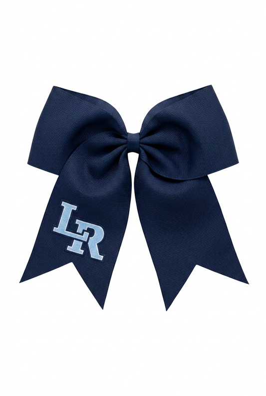 Cheer Bow Navy LR