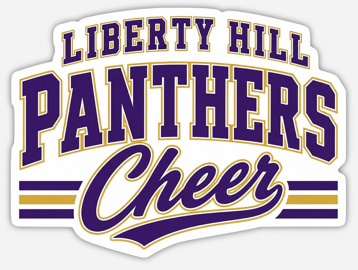 Liberty hill Cheer Sticker