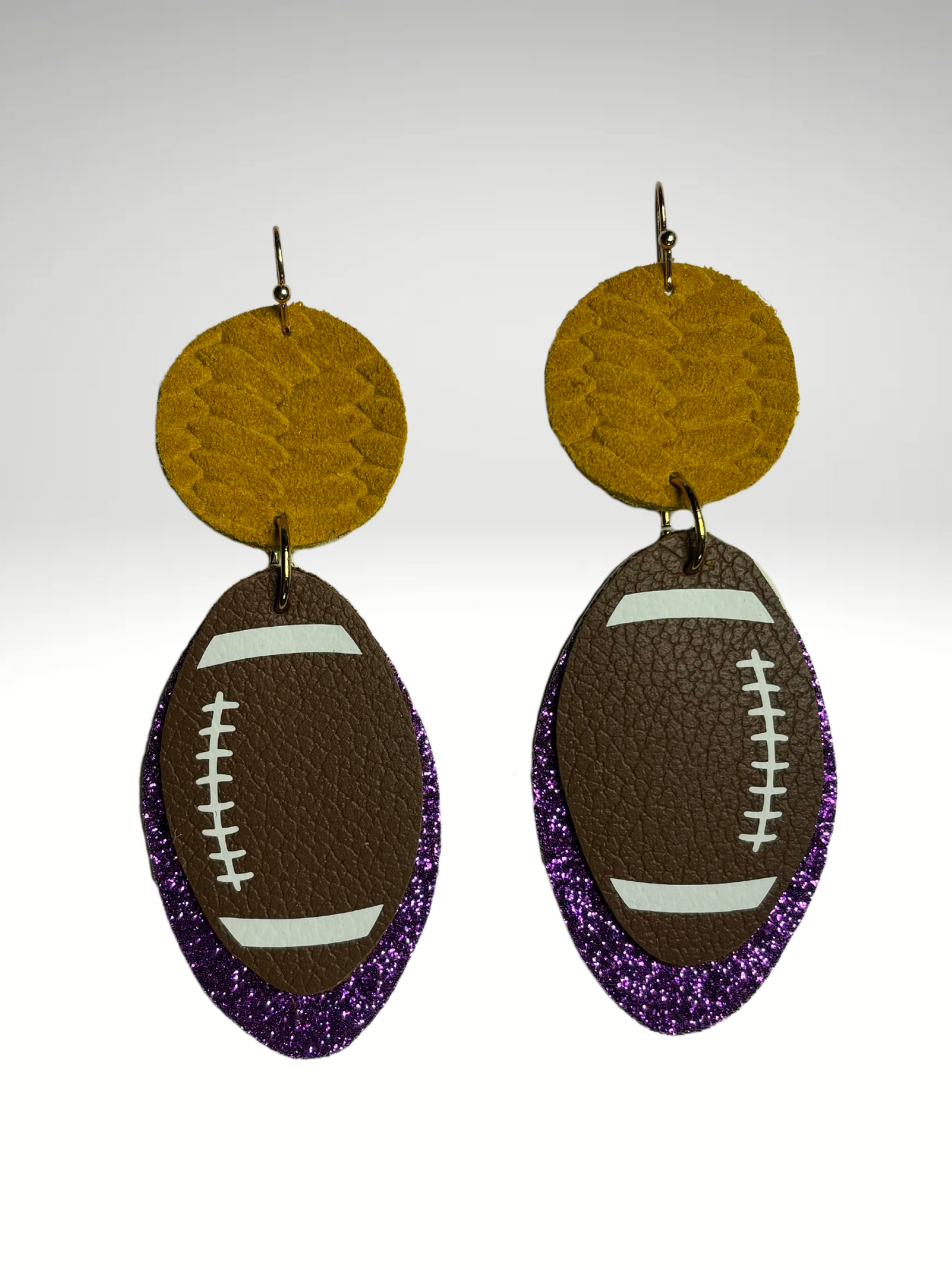 Panthers Football Drop Earrings