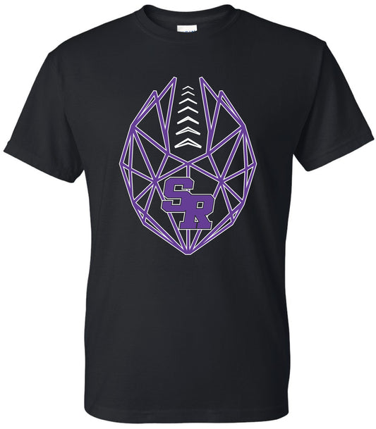 Geometric Santa Rita Football T-shirt Youth