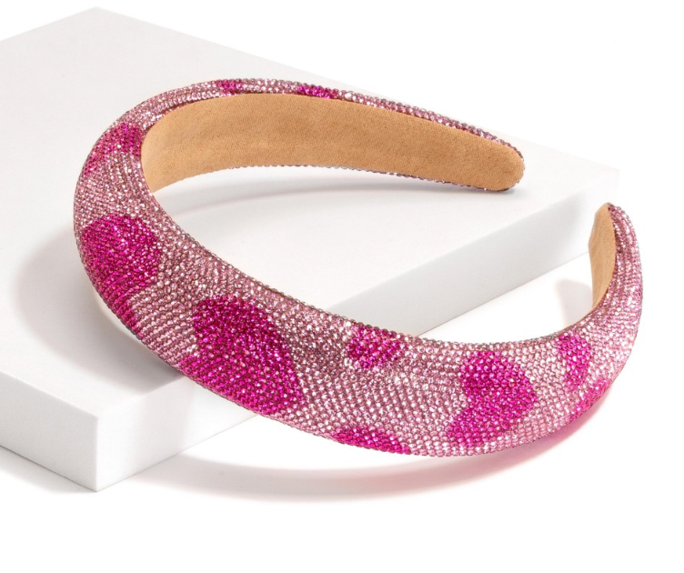 Rhinestone Studded Heart Headband