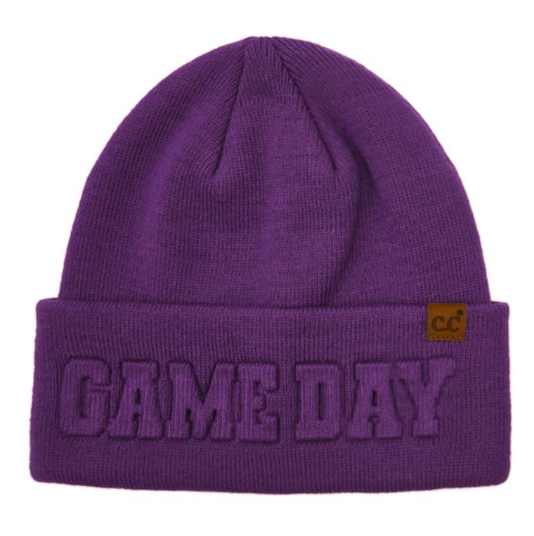Purple Game Day Beanie