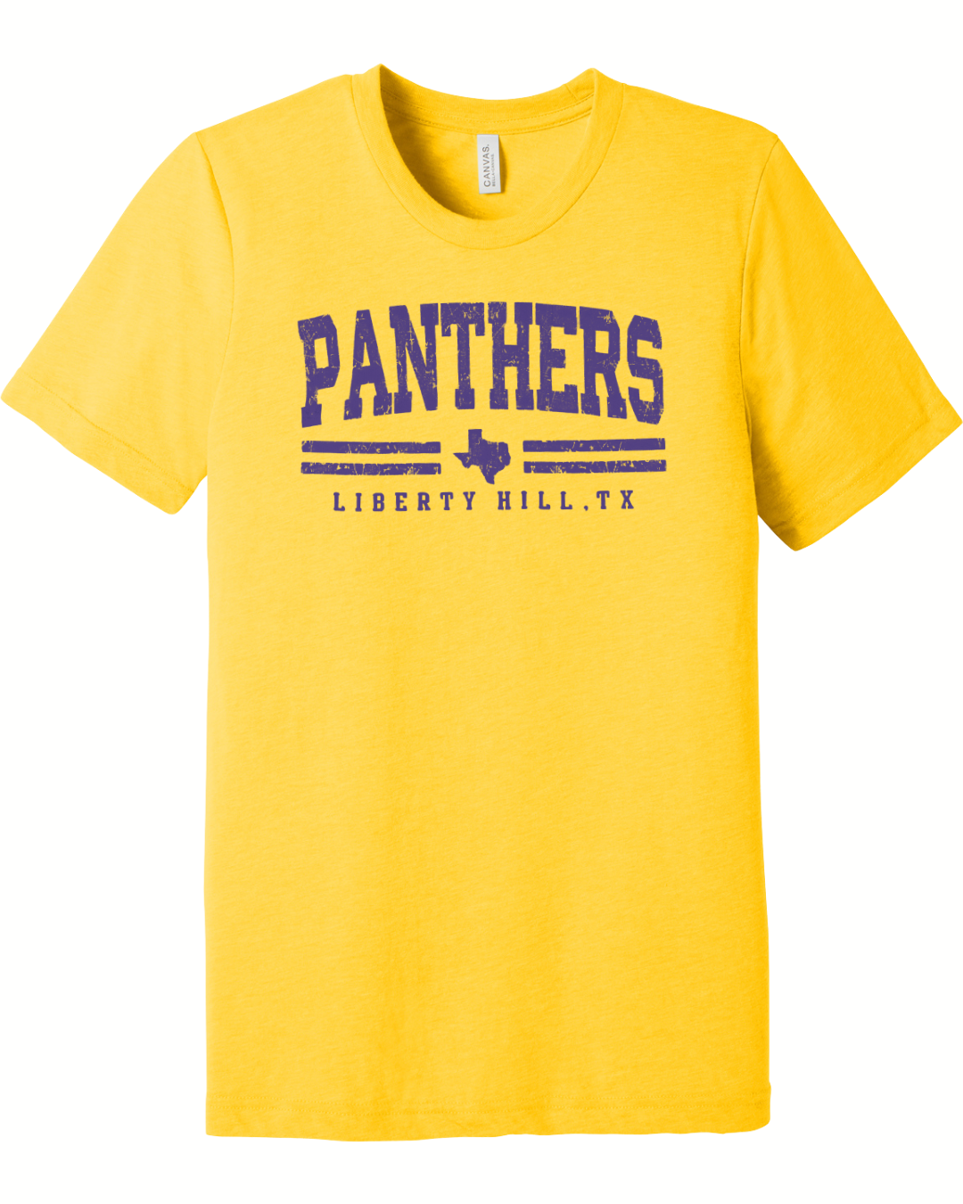 Texas Panther Yellow T-Shirt